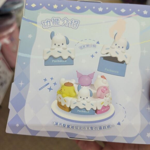 Brand New Sanrio Pochacco Cake Slice Figure Mini Storage - Picture 2 of 6